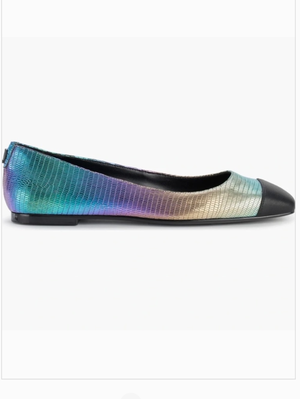 Karl Lagerfeld Paris Zane Square-Toe Ballet Flats